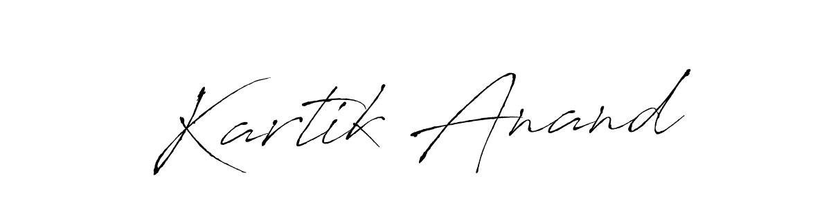 Make a beautiful signature design for name Kartik Anand. Use this online signature maker to create a handwritten signature for free. Kartik Anand signature style 6 images and pictures png