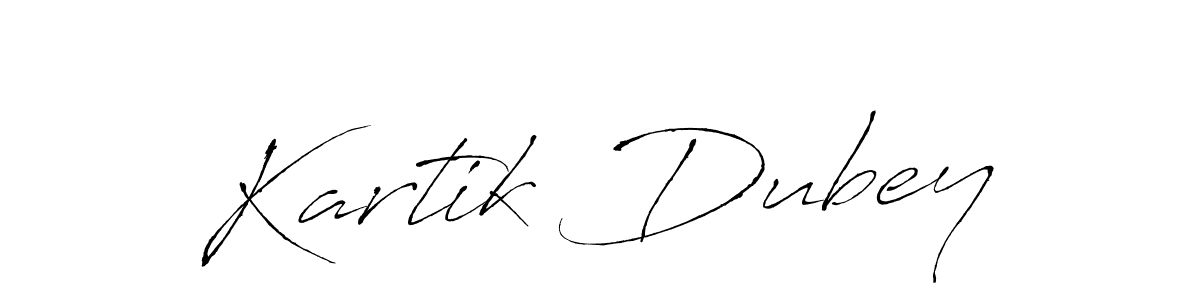 Also we have Kartik Dubey name is the best signature style. Create professional handwritten signature collection using Antro_Vectra autograph style. Kartik Dubey signature style 6 images and pictures png