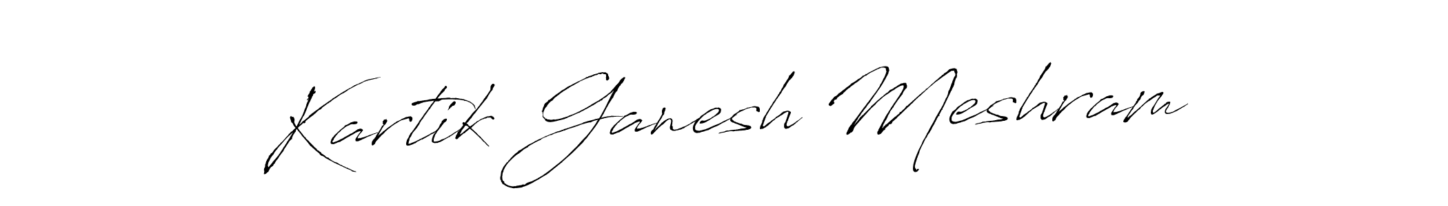 Also we have Kartik Ganesh Meshram name is the best signature style. Create professional handwritten signature collection using Antro_Vectra autograph style. Kartik Ganesh Meshram signature style 6 images and pictures png