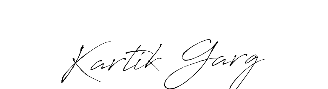 How to make Kartik Garg signature? Antro_Vectra is a professional autograph style. Create handwritten signature for Kartik Garg name. Kartik Garg signature style 6 images and pictures png