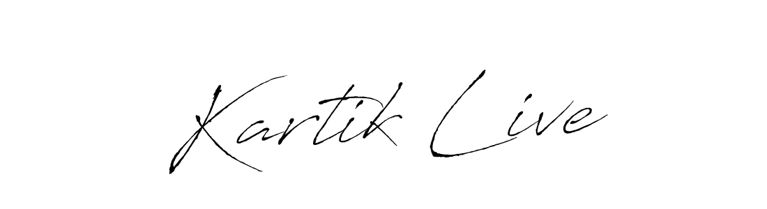 Make a beautiful signature design for name Kartik Live. Use this online signature maker to create a handwritten signature for free. Kartik Live signature style 6 images and pictures png