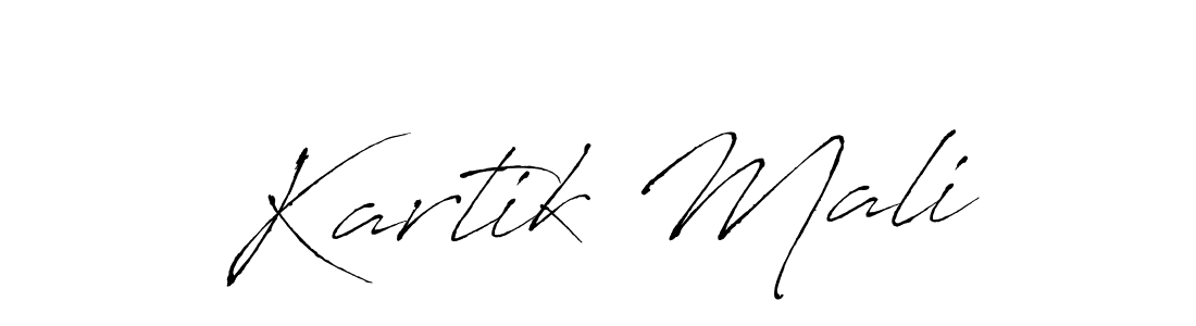 Also we have Kartik Mali name is the best signature style. Create professional handwritten signature collection using Antro_Vectra autograph style. Kartik Mali signature style 6 images and pictures png