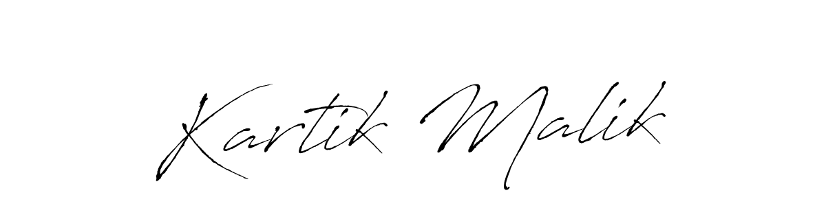 How to make Kartik Malik signature? Antro_Vectra is a professional autograph style. Create handwritten signature for Kartik Malik name. Kartik Malik signature style 6 images and pictures png