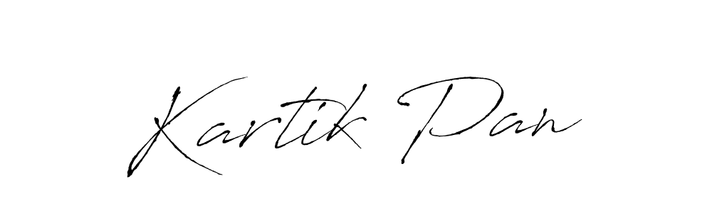 Also we have Kartik Pan name is the best signature style. Create professional handwritten signature collection using Antro_Vectra autograph style. Kartik Pan signature style 6 images and pictures png