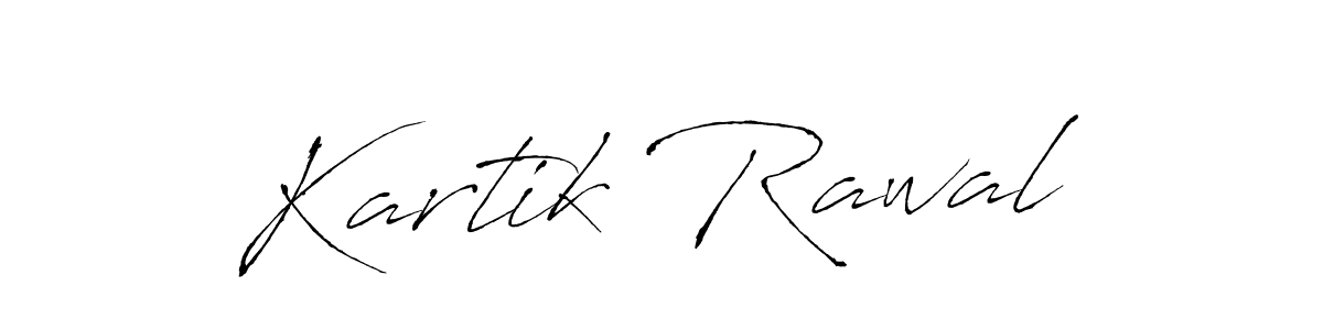 The best way (Antro_Vectra) to make a short signature is to pick only two or three words in your name. The name Kartik Rawal include a total of six letters. For converting this name. Kartik Rawal signature style 6 images and pictures png