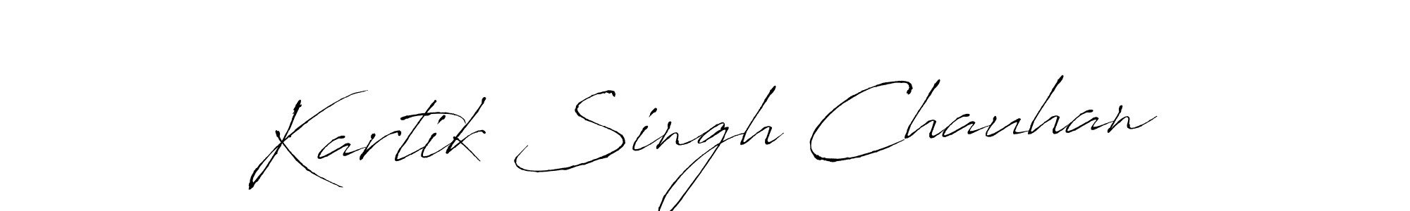 Make a beautiful signature design for name Kartik Singh Chauhan. Use this online signature maker to create a handwritten signature for free. Kartik Singh Chauhan signature style 6 images and pictures png