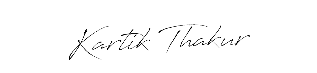 The best way (Antro_Vectra) to make a short signature is to pick only two or three words in your name. The name Kartik Thakur include a total of six letters. For converting this name. Kartik Thakur signature style 6 images and pictures png