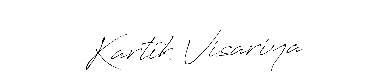 Similarly Antro_Vectra is the best handwritten signature design. Signature creator online .You can use it as an online autograph creator for name Kartik Visariya. Kartik Visariya signature style 6 images and pictures png