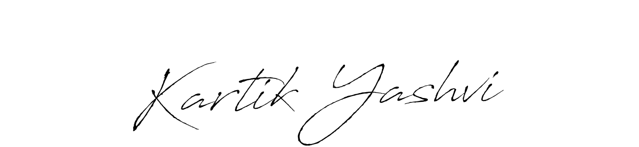 It looks lik you need a new signature style for name Kartik Yashvi. Design unique handwritten (Antro_Vectra) signature with our free signature maker in just a few clicks. Kartik Yashvi signature style 6 images and pictures png