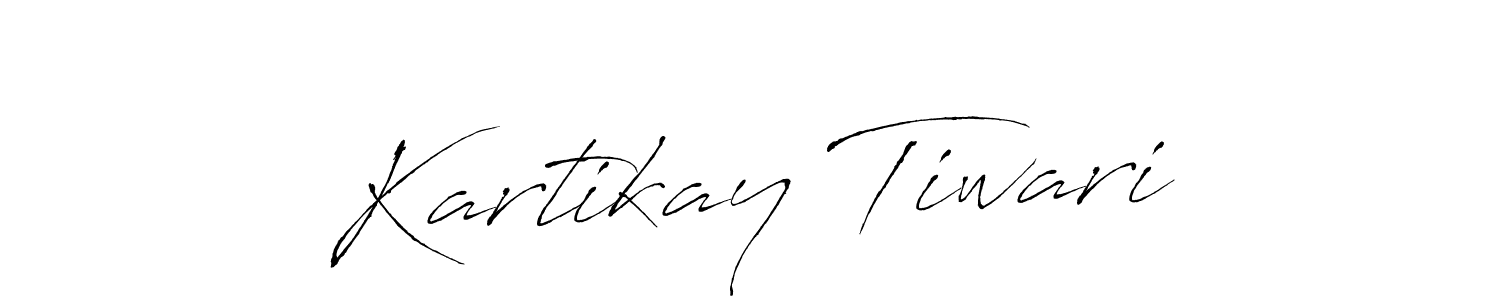 You should practise on your own different ways (Antro_Vectra) to write your name (Kartikay Tiwari) in signature. don't let someone else do it for you. Kartikay Tiwari signature style 6 images and pictures png