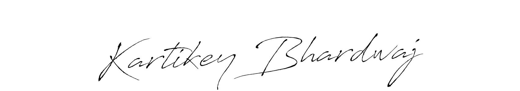 Create a beautiful signature design for name Kartikey Bhardwaj. With this signature (Antro_Vectra) fonts, you can make a handwritten signature for free. Kartikey Bhardwaj signature style 6 images and pictures png