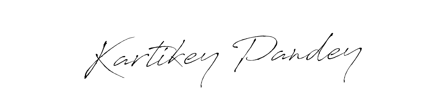 Use a signature maker to create a handwritten signature online. With this signature software, you can design (Antro_Vectra) your own signature for name Kartikey Pandey. Kartikey Pandey signature style 6 images and pictures png