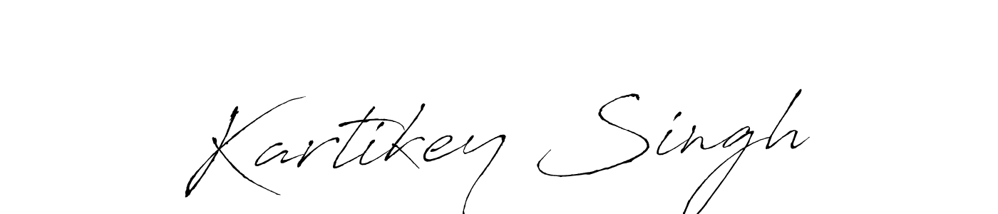 How to make Kartikey Singh name signature. Use Antro_Vectra style for creating short signs online. This is the latest handwritten sign. Kartikey Singh signature style 6 images and pictures png