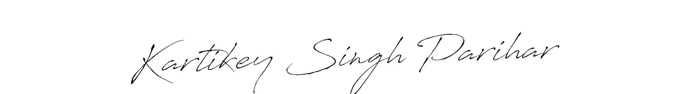 The best way (Antro_Vectra) to make a short signature is to pick only two or three words in your name. The name Kartikey Singh Parihar include a total of six letters. For converting this name. Kartikey Singh Parihar signature style 6 images and pictures png