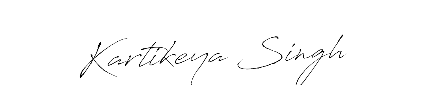 Use a signature maker to create a handwritten signature online. With this signature software, you can design (Antro_Vectra) your own signature for name Kartikeya Singh. Kartikeya Singh signature style 6 images and pictures png