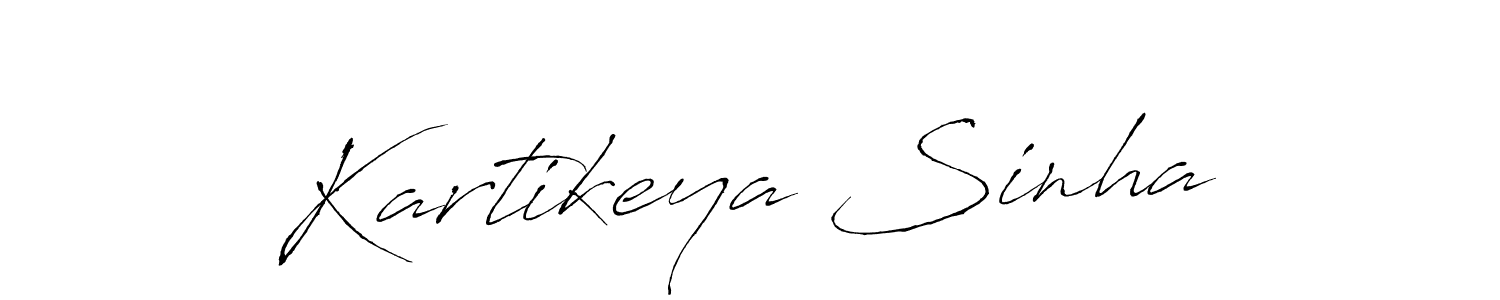 How to make Kartikeya Sinha name signature. Use Antro_Vectra style for creating short signs online. This is the latest handwritten sign. Kartikeya Sinha signature style 6 images and pictures png