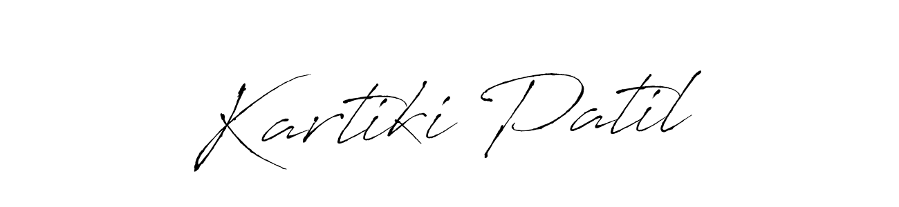 How to make Kartiki Patil signature? Antro_Vectra is a professional autograph style. Create handwritten signature for Kartiki Patil name. Kartiki Patil signature style 6 images and pictures png