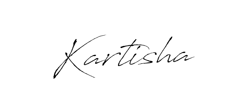 Design your own signature with our free online signature maker. With this signature software, you can create a handwritten (Antro_Vectra) signature for name Kartisha. Kartisha signature style 6 images and pictures png