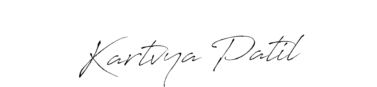 Also we have Kartvya Patil name is the best signature style. Create professional handwritten signature collection using Antro_Vectra autograph style. Kartvya Patil signature style 6 images and pictures png