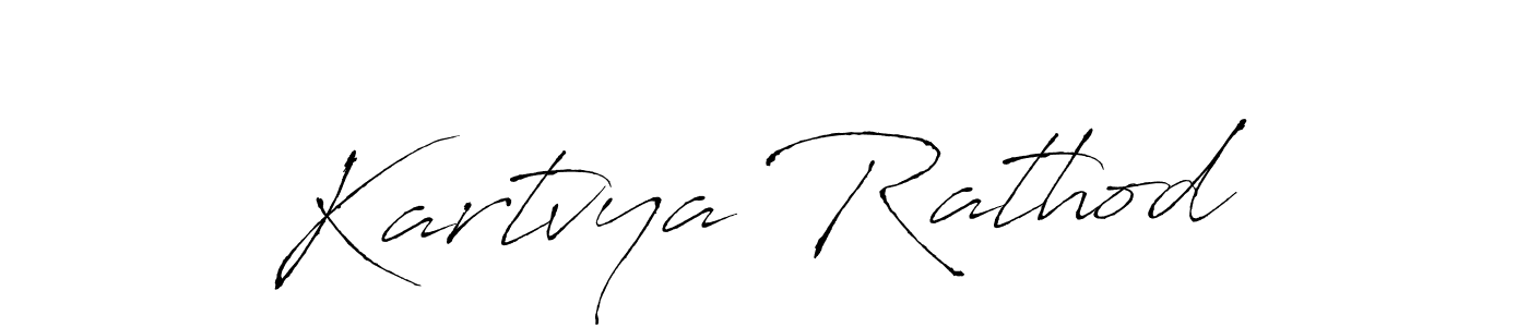 You should practise on your own different ways (Antro_Vectra) to write your name (Kartvya Rathod) in signature. don't let someone else do it for you. Kartvya Rathod signature style 6 images and pictures png