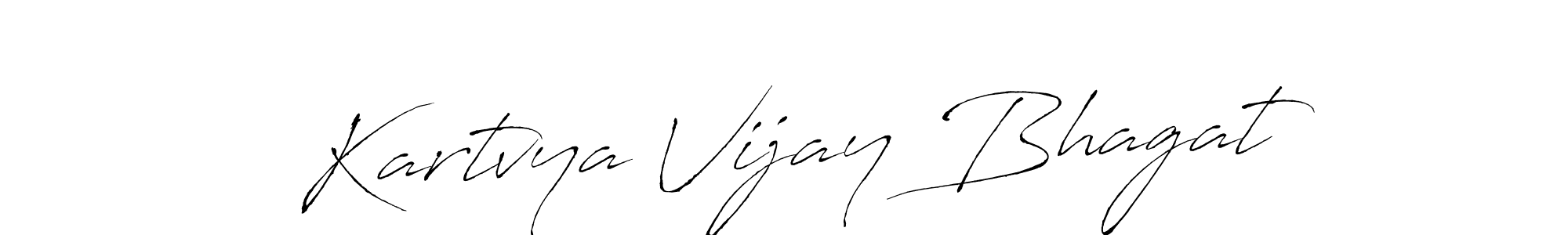 The best way (Antro_Vectra) to make a short signature is to pick only two or three words in your name. The name Kartvya Vijay Bhagat include a total of six letters. For converting this name. Kartvya Vijay Bhagat signature style 6 images and pictures png