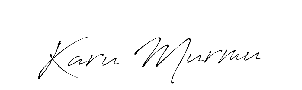 You should practise on your own different ways (Antro_Vectra) to write your name (Karu Murmu) in signature. don't let someone else do it for you. Karu Murmu signature style 6 images and pictures png