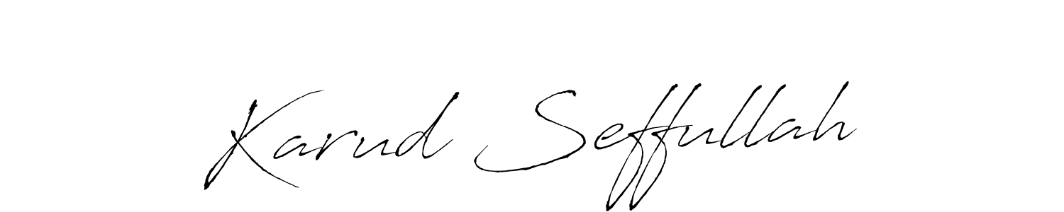 Similarly Antro_Vectra is the best handwritten signature design. Signature creator online .You can use it as an online autograph creator for name Karud Seffullah. Karud Seffullah signature style 6 images and pictures png