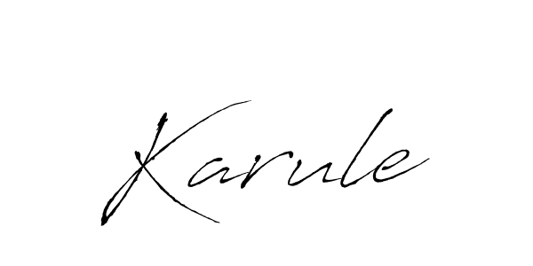 How to make Karule name signature. Use Antro_Vectra style for creating short signs online. This is the latest handwritten sign. Karule signature style 6 images and pictures png