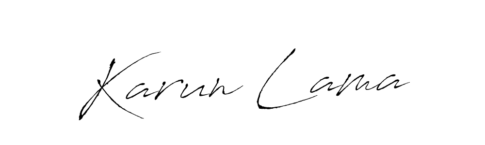 Once you've used our free online signature maker to create your best signature Antro_Vectra style, it's time to enjoy all of the benefits that Karun Lama name signing documents. Karun Lama signature style 6 images and pictures png