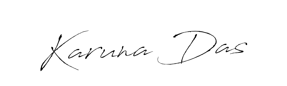 Make a beautiful signature design for name Karuna Das. With this signature (Antro_Vectra) style, you can create a handwritten signature for free. Karuna Das signature style 6 images and pictures png