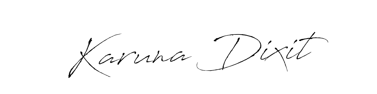 Karuna Dixit stylish signature style. Best Handwritten Sign (Antro_Vectra) for my name. Handwritten Signature Collection Ideas for my name Karuna Dixit. Karuna Dixit signature style 6 images and pictures png