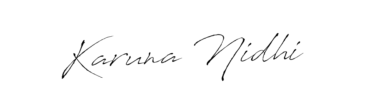 Once you've used our free online signature maker to create your best signature Antro_Vectra style, it's time to enjoy all of the benefits that Karuna Nidhi name signing documents. Karuna Nidhi signature style 6 images and pictures png