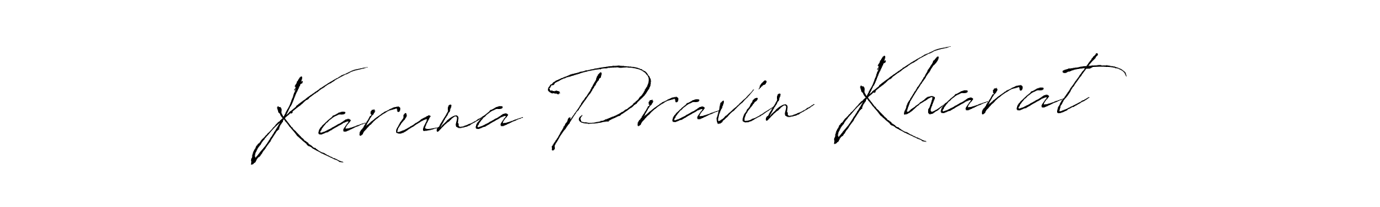 if you are searching for the best signature style for your name Karuna Pravin Kharat. so please give up your signature search. here we have designed multiple signature styles  using Antro_Vectra. Karuna Pravin Kharat signature style 6 images and pictures png