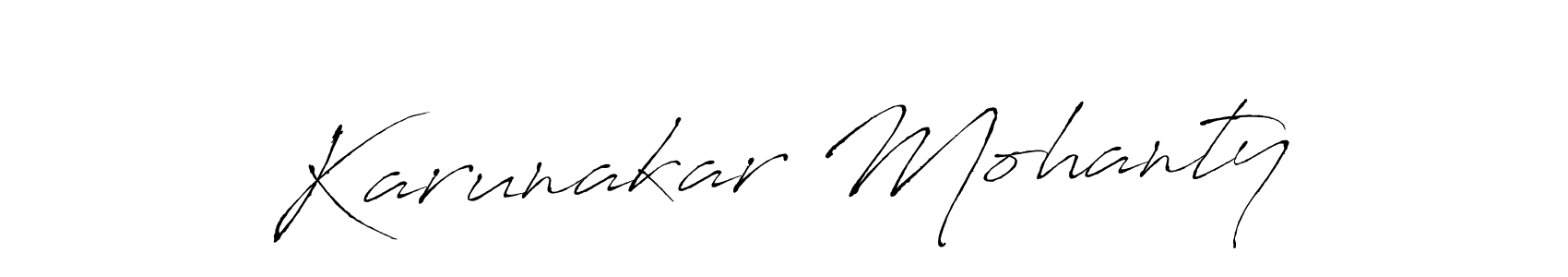 Karunakar Mohanty stylish signature style. Best Handwritten Sign (Antro_Vectra) for my name. Handwritten Signature Collection Ideas for my name Karunakar Mohanty. Karunakar Mohanty signature style 6 images and pictures png