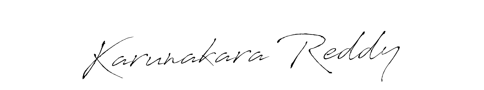 It looks lik you need a new signature style for name Karunakara Reddy. Design unique handwritten (Antro_Vectra) signature with our free signature maker in just a few clicks. Karunakara Reddy signature style 6 images and pictures png