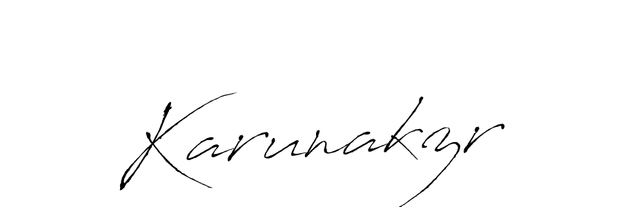 Create a beautiful signature design for name Karunakzr. With this signature (Antro_Vectra) fonts, you can make a handwritten signature for free. Karunakzr signature style 6 images and pictures png