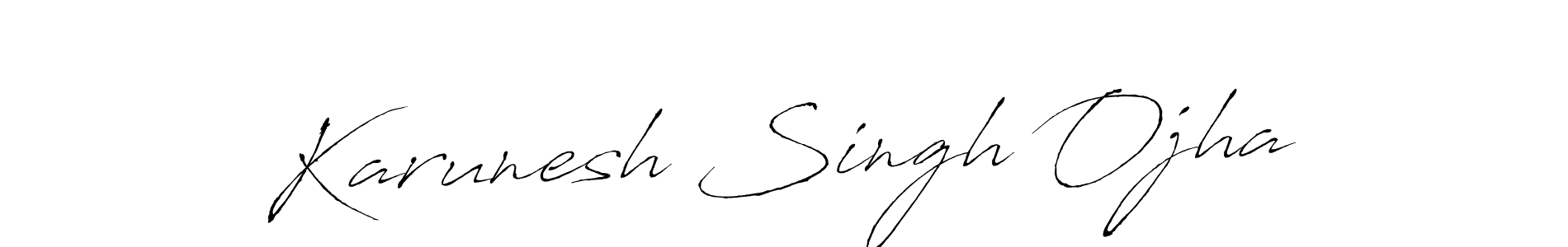 Use a signature maker to create a handwritten signature online. With this signature software, you can design (Antro_Vectra) your own signature for name Karunesh Singh Ojha. Karunesh Singh Ojha signature style 6 images and pictures png