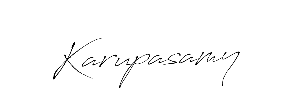 Karupasamy stylish signature style. Best Handwritten Sign (Antro_Vectra) for my name. Handwritten Signature Collection Ideas for my name Karupasamy. Karupasamy signature style 6 images and pictures png