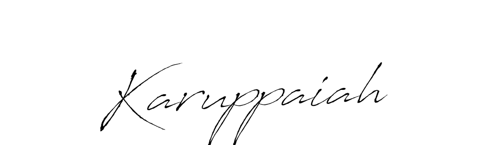 You should practise on your own different ways (Antro_Vectra) to write your name (Karuppaiah) in signature. don't let someone else do it for you. Karuppaiah signature style 6 images and pictures png