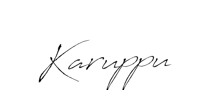 Antro_Vectra is a professional signature style that is perfect for those who want to add a touch of class to their signature. It is also a great choice for those who want to make their signature more unique. Get Karuppu name to fancy signature for free. Karuppu signature style 6 images and pictures png