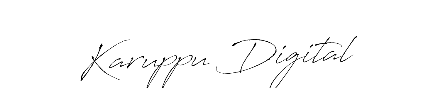 Use a signature maker to create a handwritten signature online. With this signature software, you can design (Antro_Vectra) your own signature for name Karuppu Digital. Karuppu Digital signature style 6 images and pictures png