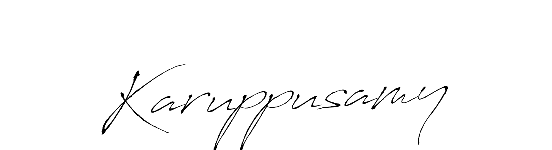 You should practise on your own different ways (Antro_Vectra) to write your name (Karuppusamy) in signature. don't let someone else do it for you. Karuppusamy signature style 6 images and pictures png