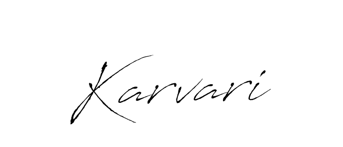 The best way (Antro_Vectra) to make a short signature is to pick only two or three words in your name. The name Karvari include a total of six letters. For converting this name. Karvari signature style 6 images and pictures png