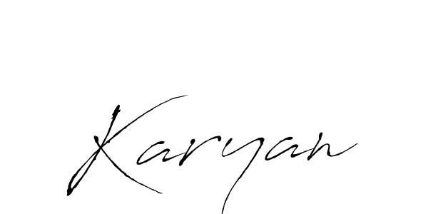 See photos of Karyan official signature by Spectra . Check more albums & portfolios. Read reviews & check more about Antro_Vectra font. Karyan signature style 6 images and pictures png