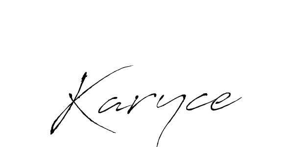 Make a short Karyce signature style. Manage your documents anywhere anytime using Antro_Vectra. Create and add eSignatures, submit forms, share and send files easily. Karyce signature style 6 images and pictures png