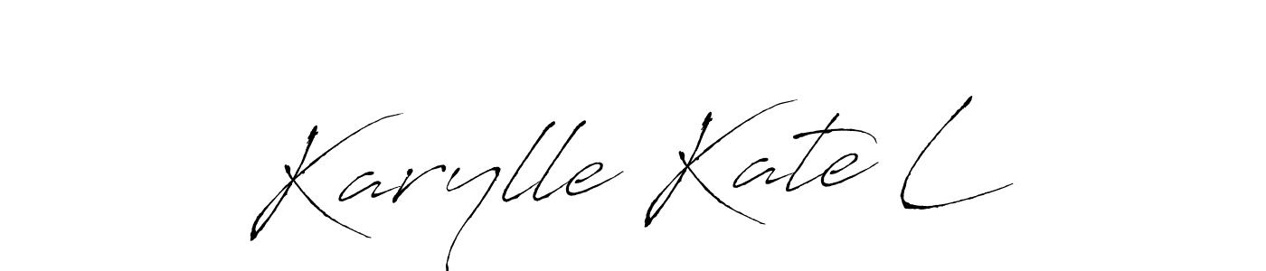 Best and Professional Signature Style for Karylle Kate L. Antro_Vectra Best Signature Style Collection. Karylle Kate L signature style 6 images and pictures png