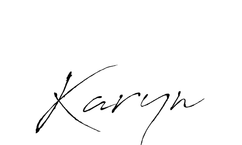 Once you've used our free online signature maker to create your best signature Antro_Vectra style, it's time to enjoy all of the benefits that Karyn name signing documents. Karyn signature style 6 images and pictures png