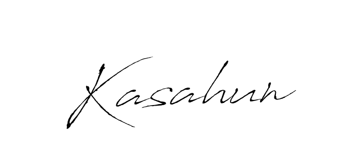 if you are searching for the best signature style for your name Kasahun. so please give up your signature search. here we have designed multiple signature styles  using Antro_Vectra. Kasahun signature style 6 images and pictures png