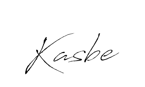 Make a beautiful signature design for name Kasbe. With this signature (Antro_Vectra) style, you can create a handwritten signature for free. Kasbe signature style 6 images and pictures png