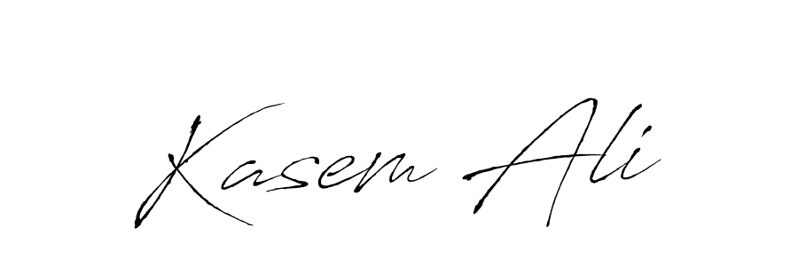 Design your own signature with our free online signature maker. With this signature software, you can create a handwritten (Antro_Vectra) signature for name Kasem Ali. Kasem Ali signature style 6 images and pictures png